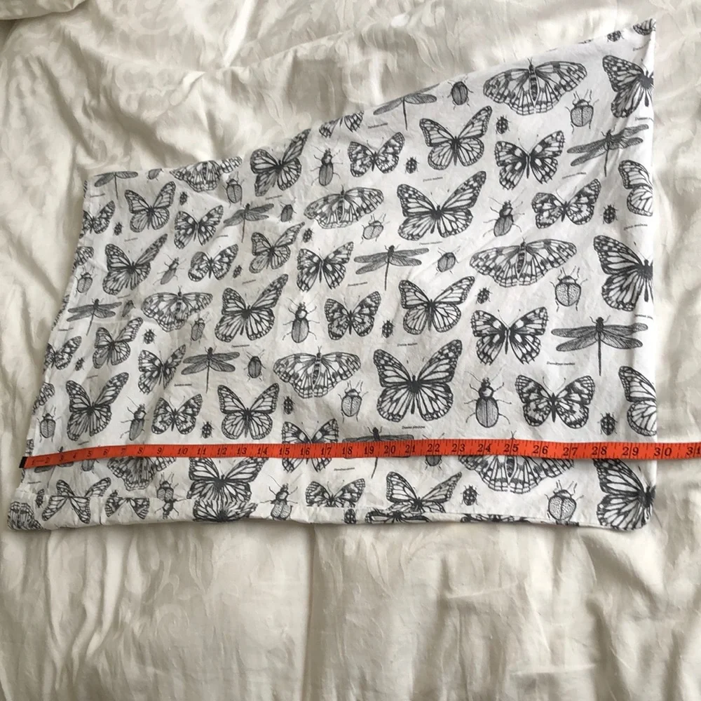IKEA Sommarmalva Butterfly Bugs Pillowcase Sham Cotton